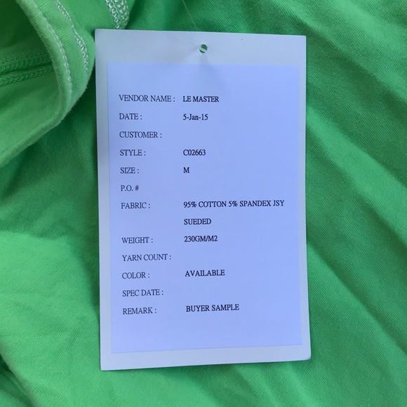 Bright Lime Knit Lounge Pants NWT - Picture 5 of 5